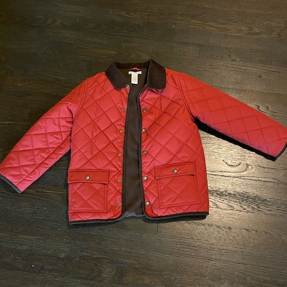 Janie and Jack Other - Kids Rust Orange Quilted Jacket